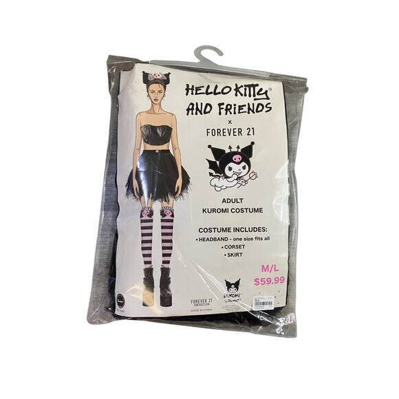 Hello Kitty Kuromi x Forever 21 Costume NWT - M/L - Picture 1 of 2